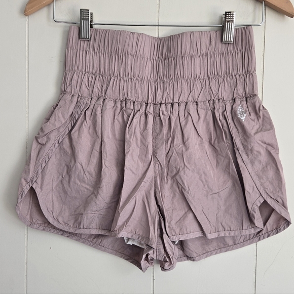 free people movement Pants - FP Movemeny Elegant High Waist Lavender Shorts-Size M